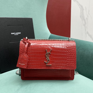 [YSL/석류] 입생로랑 모노그램 미디엄 선셋