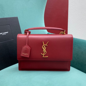 [YSL/석류] 입생로랑 모노그램 뉴 선셋 탑핸들 사첼백 미듐