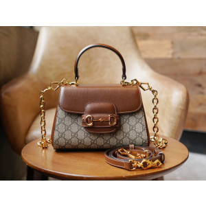 [GUCCI/콜라(coke)] 홀스빗 1955 미니 탑핸들백