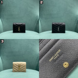 [YSL/석류] 모노그램 반지갑 카드케이스