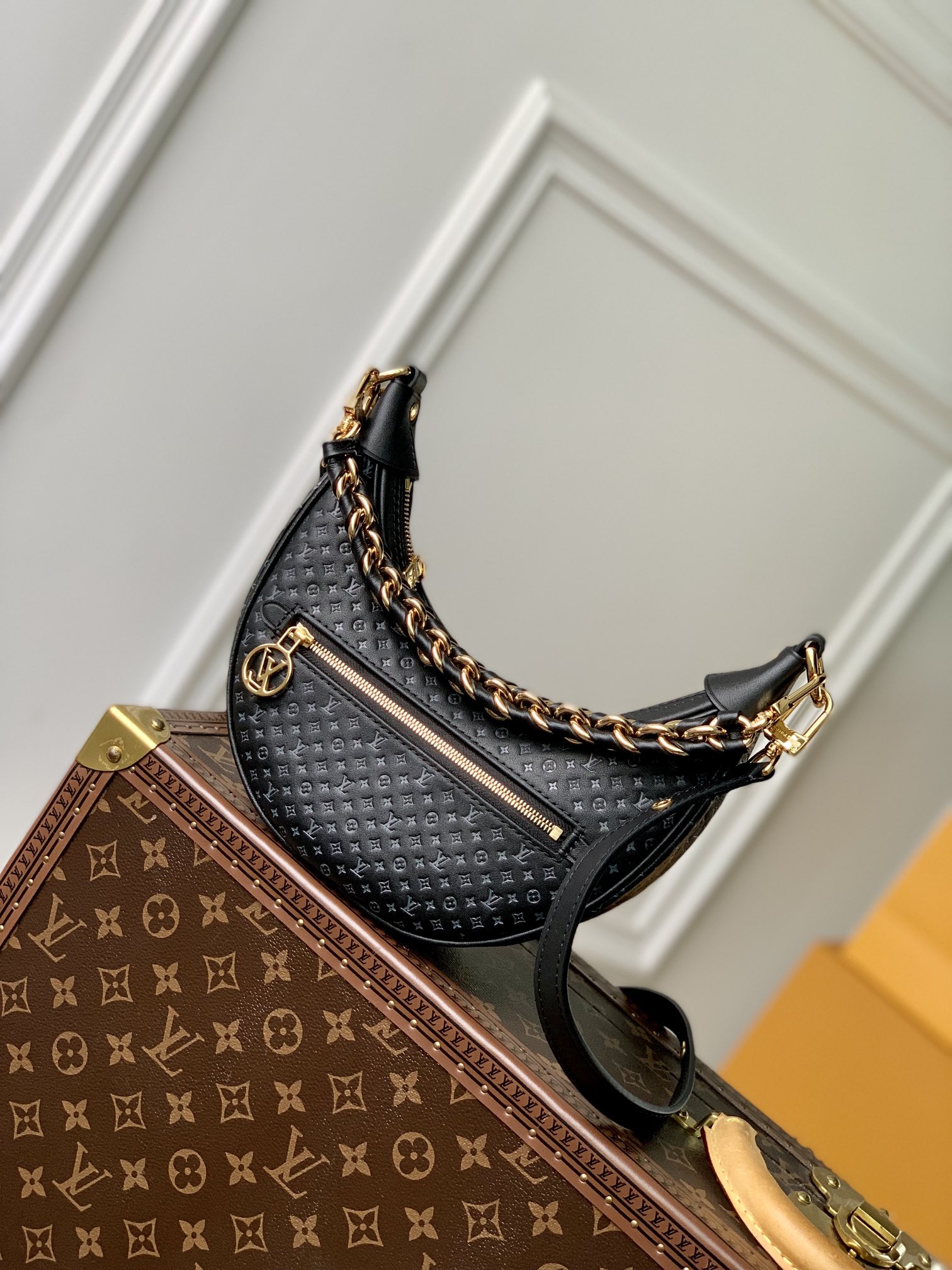 [Louis Vuitton/화훼이] 루이비통 루프 바게트백 숄더백