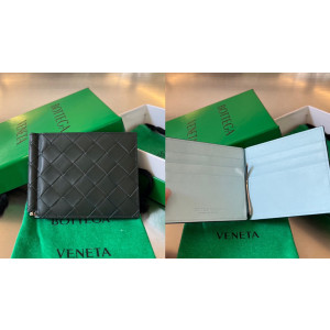 [BOTTEGA VENETA/JING] 인트레치아토 투톤 머니클립 지갑