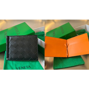 [BOTTEGA VENETA/JING] 인트레치아토 투톤 머니클립 지갑