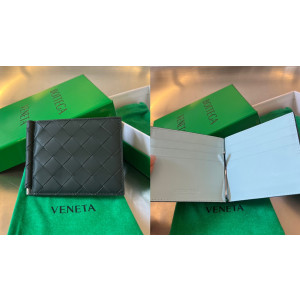[BOTTEGA VENETA/JING] 인트레치아토 투톤 머니클립 지갑