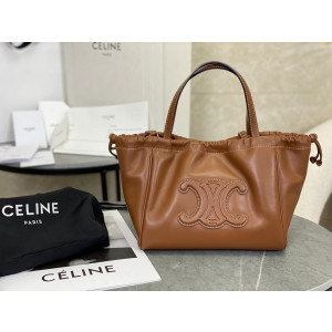 [CELINE/백경] 셀린느 퀴르 트리오페 드로스트링 카바스백 스몰  -정품가죽
