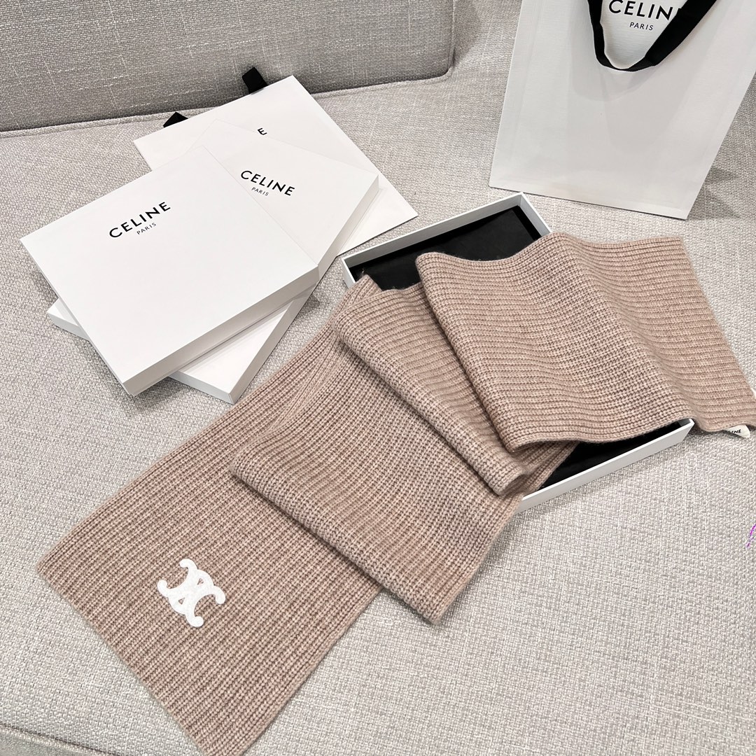 [CELINE/SA팀스카프] 셀린느 캐시미어 머플러·스카프·목도리