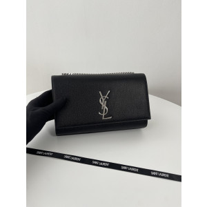 [YSL/블랙프레임] 모노그램 케이트 사첼백