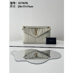 [YSL/블랙프레임] 루루 푸퍼 스몰 숄더백