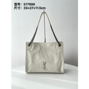 [YSL/블랙프레임] 니키 쇼핑백 미듐