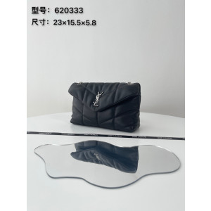 [YSL/블랙프레임] 루루 푸퍼 미니(토이) 체인 숄더백