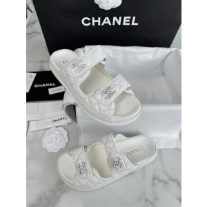 [CHANEL/GD(해피)] 샤넬 벨크로 뮬 슬리퍼 샌들